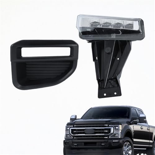 Clear Lens Front Fog Light Replacement For F250 F350 F450 2020 2021 2022 Driver Left Side Replaces Lc3z15201c Fo2592260