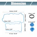 X Autohaux Valve Cover Gasket Set Ford Escape 3 0l V6 2006-2008 Mazda Tribute 2005-2006 For Mercury