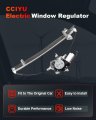 Front Left Power Window Regulator With Motor For Nissan Frontier 2005 2010 Xterra Suzuki Equator 2009 80721ea000 80731ea005