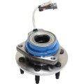 Cadillac Sts Wheel Hub Assembly Driver Or Passenger Side Single Piece 2005-2011 Rear 6 Lugs X 115 Mm Pcd Bolt Pattern 3-bolt 