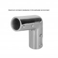 Boat Handrail Fitting 7 8in Marine Pipe Connector Hand Rail Tube 125 Degree Elbow 316 Stainless Steel Hardware Accessories