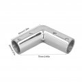 Boat Handrail Fitting 7 8in Marine Pipe Connector Hand Rail Tube 125 Degree Elbow 316 Stainless Steel Hardware Accessories