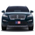Lincoln Mkc Logo Usa Flag Graphic Aluminum Metal License Plate 11 88 In X 6 Official Licensed Special Edition Cover Black 