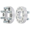 6x120 1 25 In Wheel Spacers 6 Lug 14x1 5 Studs For Srx Colorado Canyon Xt5 Acadia 9 4x 66 9mm Bore 2 Piece Silver Set 