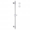 Kes Shower Slide Bar 30-inch With Adjustable Head Holder Sus 304 Stainless Steel Drill-free Mounted Polished Finish 