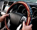 Car Steering Wheel Cover Independence Day American Flag Star Patriotic Elastic Stretch Sponge Wheels Protective For Vehicles