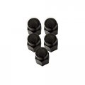 Automotive Authority Llc 5 Pack 13 16 Black Nylon Lug Nut Cover Cap Trailer Camper Travel Truck Black 