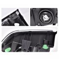 G-plus Headlights Replacement For 07-13 Gmc Sierra 1500 07-14 2500 Hd 3500 Headlamps Left And Right Side Cleara Lensa Black