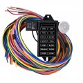 14 Circuit Universal Wire Harness Fuse 12v Street Hot Rod Muscle Wiring