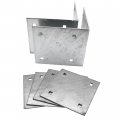 Extreme Max 3005 5516 Dock Inside Corner Bracket Kit Includes Two Corners And Four Backer Plates 