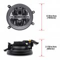 Nslumo Mus-tang Drl Led Fog Light Kit Halo Lights Daytime Running Driving Lamp For 2005-2009 Gt Center Opening Grille Round