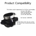 Waltyotur Carburetor Flange Intake Socket 420867805 Replacement For Ski Doo Formula Z 600 2000 Grand Touring Mxz 1999-2000