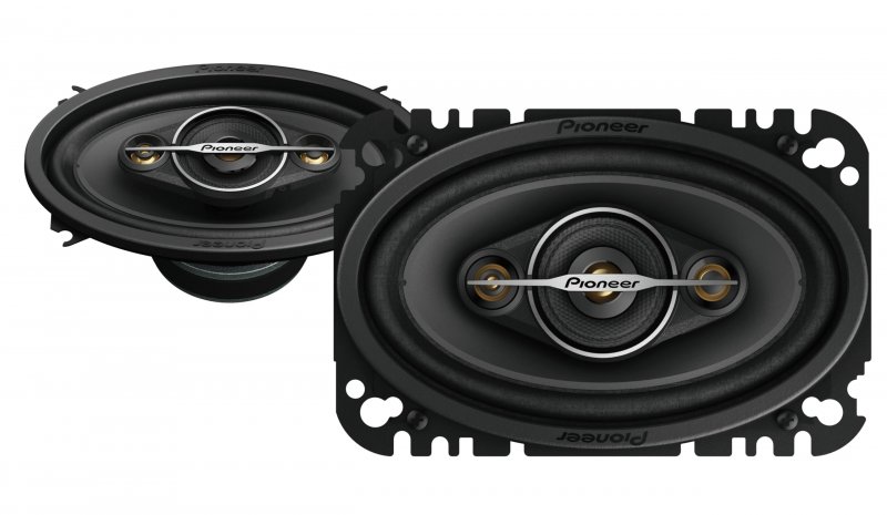 Pioneer Ts-a4671f 4-way Elliptical Coaxial Car Speakers 4 X 6 Inches Power 210 Watts