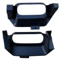 Tow Hook Bezel Pair For Ram 1500 Classic 2019 2020 2021 2022 2023 Front Driver And Passenger Side Rebel Polypropylene Plastic 