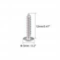 Uxcell 2 3x12mm Self Tapping Screws Phillips Pan Head With Washer Screw 304 Stainless Steel Fasteners Bolts 50pcs