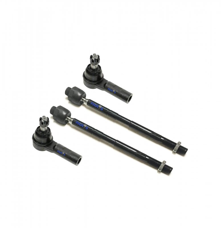 4 Pc Front Steering Kit Outer Tie Rod Ends 5 Lug Wheels And Inner