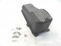 1986-02 Sbc Chevy 350 Aluminum Finned Oil Pan Pass Side 1pc Rm Black E44003bk 