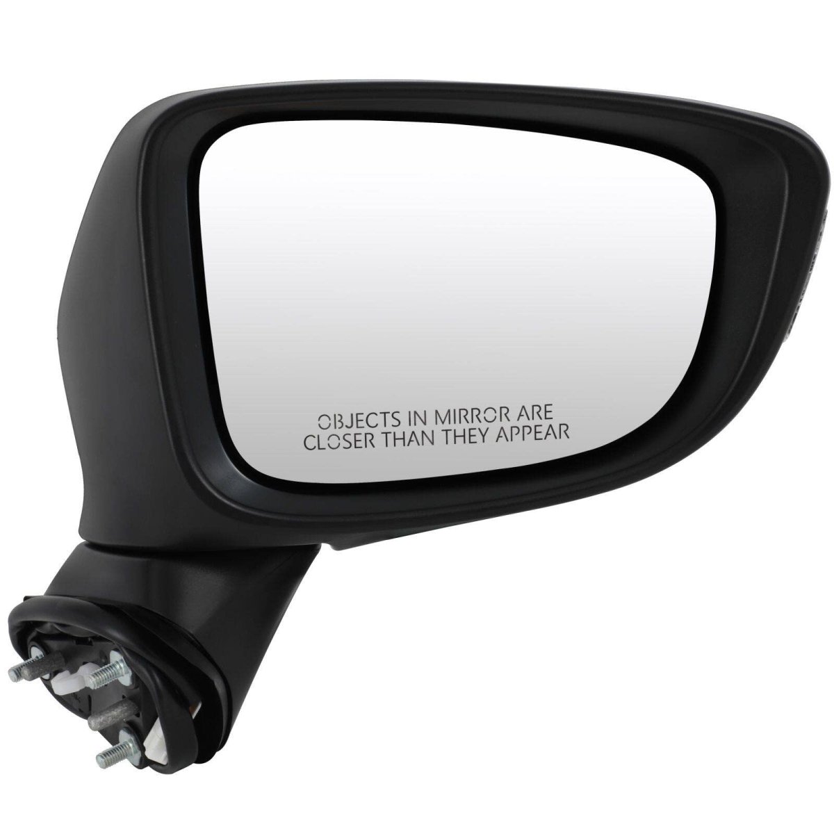 Passenger Side View Mirror For 2015 2016 2017 Toyota Camry Black Exterior With Power Adjustment And Heated Function