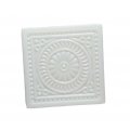 Kisangel 2pcs Concrete Molds Paver Cpavement Mold Antique White Stepping Stone