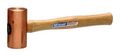 Vaughan 593-12 Bm150 Solid Brass Mallet With 1-1 2-inch Face Diameter 
