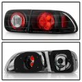 Acanii -for Black 1992-1995 Honda Civic 2 4dr Altezza Tail Lights Lamps 4pcs Left Right Taillights Driver Passenger Side