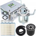 C126231 0a4600 Generator Carburetor Kit For Generac Xg8000e Gn360 Gh360 Gn410 410cc Engine Includes 75mm Fuel Filter Air And 