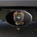 America Love It Or Leave Eagle Usa American Flag Oval Tow Trailer Hitch Cover Plug Insert