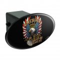 America Love It Or Leave Eagle Usa American Flag Oval Tow Trailer Hitch Cover Plug Insert