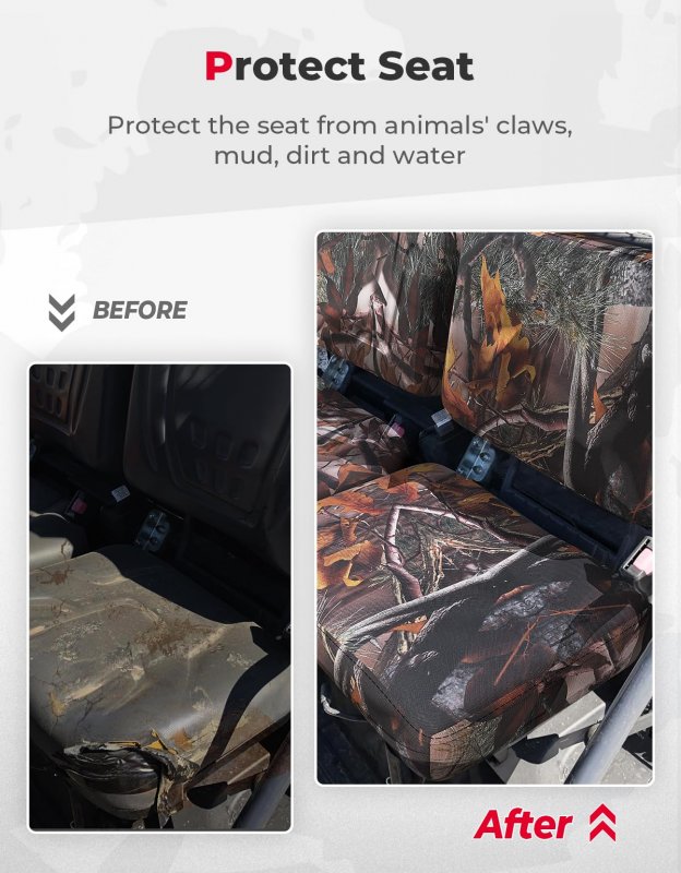 Camouflage Seat Covers For Kubota Rtv X900 X1120d 1140 2014 2025 And X1100 2007 2013 Sidekick Xg850 Waterproof Scratch