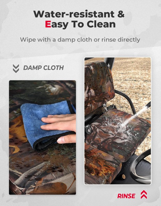 Camouflage Seat Covers For Kubota Rtv X900 X1120d 1140 2014 2025 And X1100 2007 2013 Sidekick Xg850 Waterproof Scratch