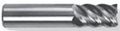 3 Flute5 Degree Helix Solid Carbide End Mills Standard Length Coated Mill Dia 1 4 Shank Loc Oal 2-1 2 Radius 015- 020 