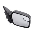 Ford Fusion 2011 2012 Door Mirror Passenger Side Textured Black Non-folding Power Adjust Heated Included Blind Spot Detection 