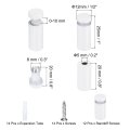 12 Pcs 2 In X 1 5 Standoff Screws Stainless Steel Wall Mount Sign Mounting Hardware Kit White For Acrylic Glass Signs And