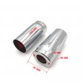 Httmt Fc001- Hollow Cnc Cut Chrome Upper Fork Boot Slider Covers Compatible With H-d 86-13 Flh Flhr