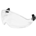Jorestech Sliding Retractable Integral Visor Shield For Helmet Mounted Eye Protection Ppe Transparent 