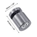 1 Set Motorcycle Aluminium Alloy Scooter Brake Wheel Anti Thief Security Disk Lock With 2 Keys Titanium Tone