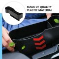 Garneck 2pcs Car Slit Organizer In-car Storage Container Gap Filler Seat Front Cup Holder Plastic Bins Drink Environmentally