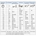Uxcell T15 Head 1 4 Hex Shank 75mm Magnetic Torx Screwdriver Bits Gray 20pcs