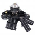 Motoku Engine Coolant Thermostat Assembly W Housing Gasket For Mercedes-benz C250 Slk250 2012-2015