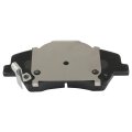 D2190 D1812 Front And Rear Ceramic Disc Brake Pad Set With Hardware For Hyundai Accent 2018 2022 Kia Rio 2023 