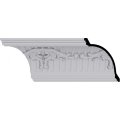 Ekena Millwork Mld06x05x08ne Nevio Crown Moulding 6 3 4 H X 1 2 P F 94 L 10 5 8 Repeat White 