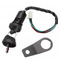4-wire Key Ignition Switch Fixed Support Super Pocket Mini Dirt Pit Bike Atv Motocross Rocket Motorcycle 