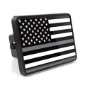Ipick Image For American Flag Thin Gray Line Correctional-officers Uv Graphic Metal Plate On Abs Plastic 2 Inch Tow Hitch Cover 