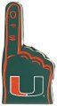 Ncaa Miami Hurricanes Foam Finger Antenna Topper 