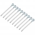 5pcs Pipe Bracket Clamp Wall Mount Fit 1 25mm Support 235mm Long Strap With Expansion Screw For Gas Water Pipeline 
