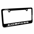 Ipick Image Made For Jeep Compass Black Metal License Plate Frame