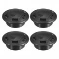 X Autohaux 4pcs Round Ac Air Outlet Vent Louvered Dashboard Electroplate Knob With Grille For Rv Bus Boat Yacht Caravan 