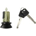 Ignition Lock Cylinder For Ford E 350 Econoline Club Wagon 1996 1997 1998 1999 2000 2001 2002 Black Includes Keys Steering 