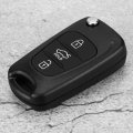 Flip 3 Button Remote Key Fob Case Shell Cover For Rondo 2006 2011 Soul 2009 2013 Rio