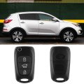 Flip 3 Button Remote Key Fob Case Shell Cover For Rondo 2006 2011 Soul 2009 2013 Rio